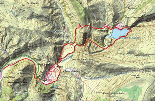 Mapa Sendero Fluvial Río Guadalope_1